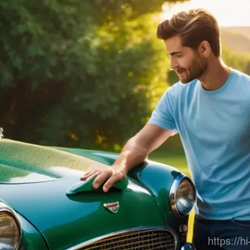 천연 왁스와 합성 왁스 비교 - **Prompt for Natural Wax:**
    "A serene, medium shot of a person, dressed in clean, casual jeans a...